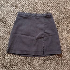 Vintage Dark Grey Exact Change Mini Skirt